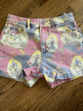 Guess Originals Cowboy Western Rodeo Denim Shorts